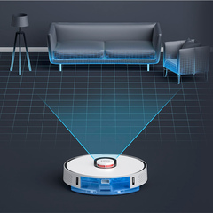 Робот-пылесос Xiaomi Roidmi EVE Plus Robot Vacuum and Mop Cleaner with Cleaning Base (EU) (Белый)