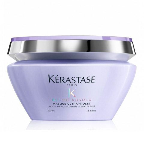 Kerastase Blond Absolu: Маска фиолетовая, нейтрализующая желтые полутона (Masque Ultra-Violet)
