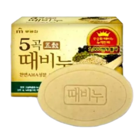 Мыло для лица и тела для отшелушивания и питания кожи Grain Body Soap, 90 гр