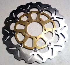 Тормозной диск для Kawasaki Z800 / Z1000 / Ninja ZX-6R / ZX-10R / Передний /ARASHI / gold