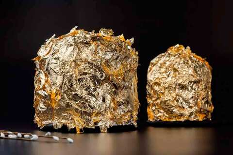 Набор пасхальных куличей &quot;Царский&quot; с золотом, 1300 г