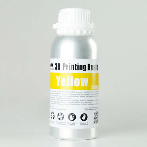 Фотополимер Wanhao, жёлтый (500 мл)