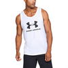 Майка Under Armour Sportstyle logo white