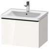 Duravit D-Neo Тумбочка подвесная 440x634x452, 1 ящик, цвет: белый высокоглянцевый DE425402222