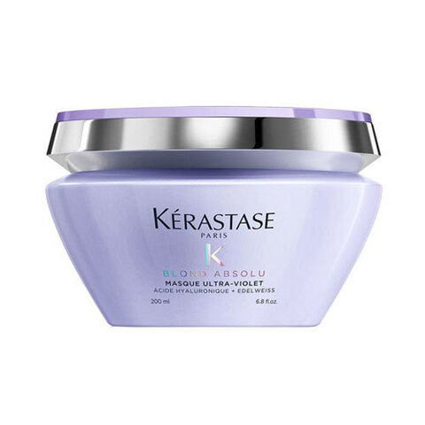 Kerastase Blond Absolu Ultra-Violet - Питательная фиолетовая маска, нейтрализующая желтые полутона