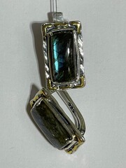 Эгине (серьги из серебра)