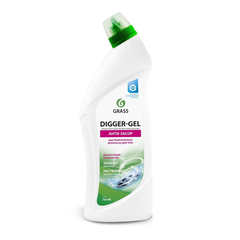 Средство для прочистки труб Grass Digger-Gel щелочное 750мл