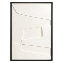 Панно декоративное с эффектом 3d minimalism, с черной рамой, 50х70 см