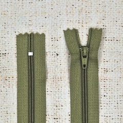 Молния брючная Big автомат Греция, L 18 см, Т3, н/р, светлый хаки