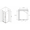Abber Zart AG08070P-S91 Душевой уголок, 70x90x195