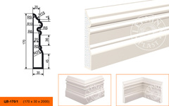 Молдинг цокольный ЦB-170/1