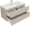 Aquanet 337939 Тумба Вега 2.0 100 2 ящ. цв.бежевый (337939)