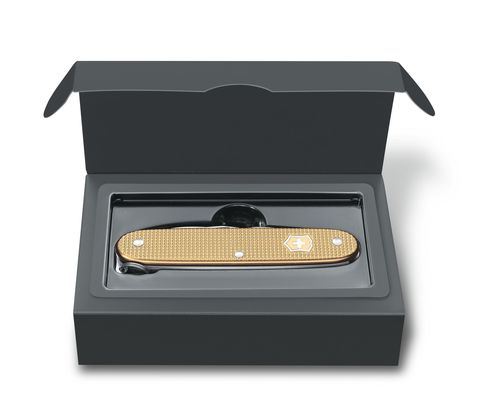 Нож складной Victorinox Pioneer Alox LE 2019, Champagne-Gold (0.8201.L19)