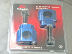 Крепление руля 28мм CAKEN синее 10мм