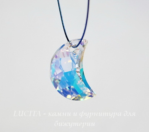 6722 Подвеска Сваровски Moon Crystal AB (левая) (20 мм)