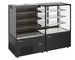 Кондитерская витрина CARBOMA COSMO KC71-110 VV 1,2-2 открытая