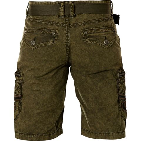 Affliction | Шорты мужские RANGE CARGO SHORT 110WS177 сзади