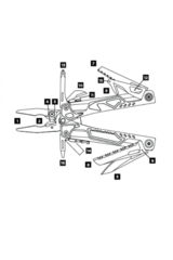 Мультитул Leatherman OHT, 16 функций, черный, нейлоновый чехол MOLLE