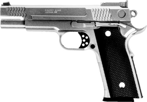 Страйкбольный пистолет Galaxy G.20S Browning металлический, пружинный