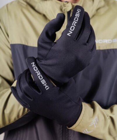 перчатки NORDSKI NSU262100 Run Black