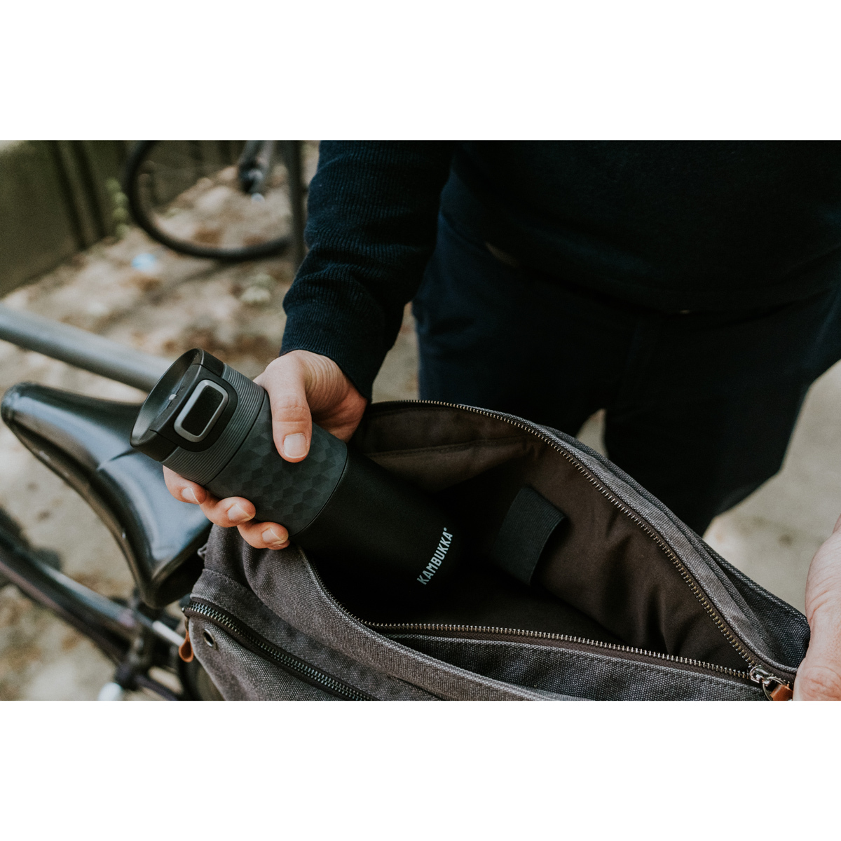 Термокружка Kambukka Etna Grip (500 мл), Черный, арт. 11-01010 - фото 6