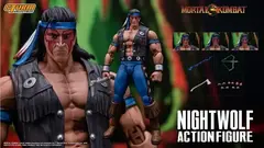 Фигурка Ночной Волк масштаб 1/12 Мортал Комбат Storm Collectibles