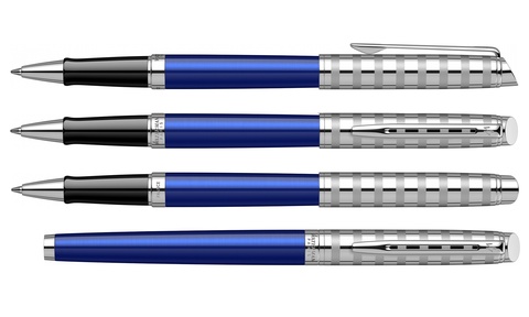 Ручка-роллер Waterman Hemisphere 2020 Deluxe Marine Blue CT (2117787)