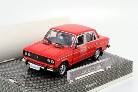 VAZ-2106 Lada red Autobahn Bauer Cararama 1:43