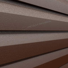 Сайдинг металлический Корабельная доска VIKING MP 0,45мм RALL 8017-Шоколадно-коричневый