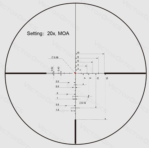 Vector Optics Continental x8 3-24x56 SFP Hunting Scope ED