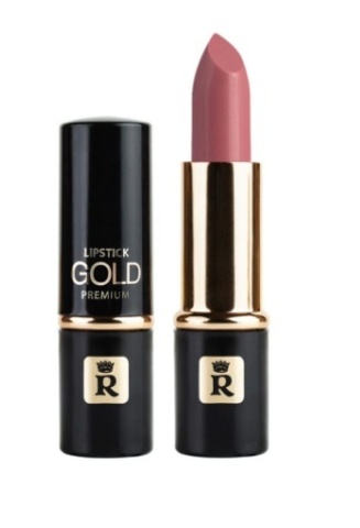 RELOUIS Помада PREMIUM GOLD №371 приглушенный холодный розовый