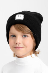 шапка  для мальчика  КВ 20397/ш/черный