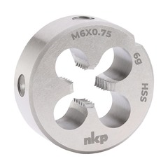 Плашка М 6,0х0,75 DINEN22568 HSS 6g 20х7мм NKP 240061N
