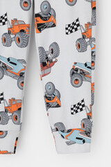 пижама  для мальчика  К 1541/голубой туман,машины