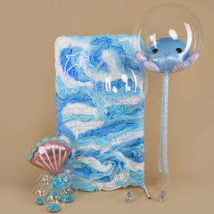 К Фигура, Морская ракушка, Розовый, 20''/51 см, 1 шт.