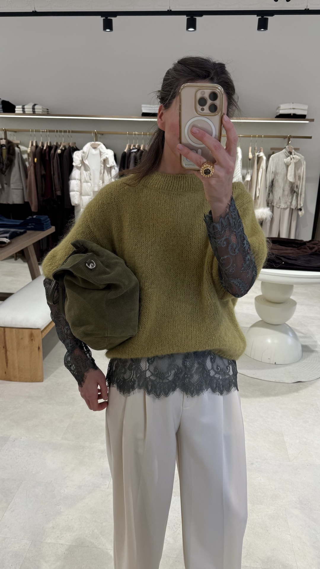 Кольцо с натуральным камнем тигровым глазом