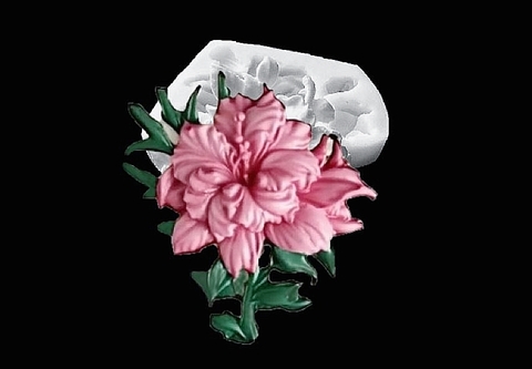 Силиконовый молд Гибискус № 1