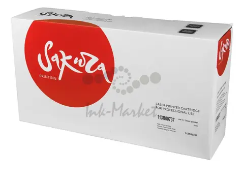 Картридж Sakura 113R00737 для XEROX, черный, 10000 к.