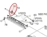 Canon Sensor flag unit original FL3-3867-000