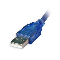 Переходник USB 2.0 (male) на USB 2.0 (female), с передачей данных, 180 см