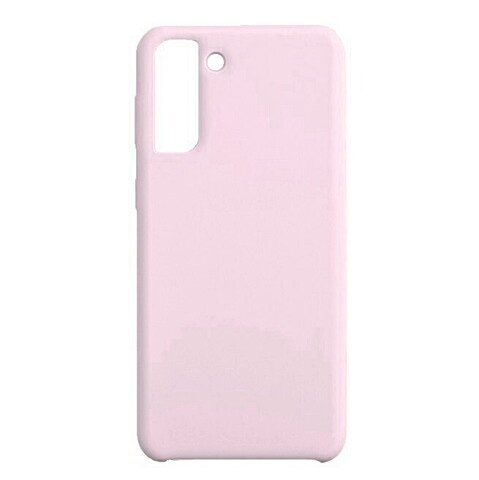 Силиконовый чехол Silicone Cover для Samsung Galaxy S21 Plus (Светло-розовый)