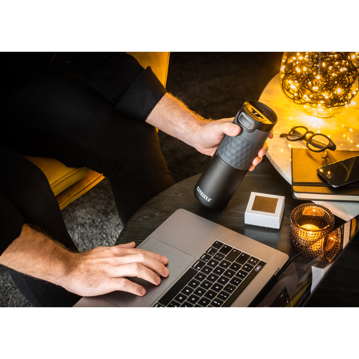 Термокружка Kambukka Etna Grip (500 мл), Черный, арт. 11-01010 - фото 5