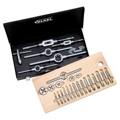 Набор метчиков и плашек M5 -M12 HSS-G 40пр Volkel 48004