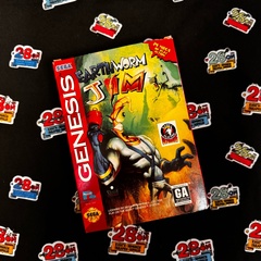 Игра Earthworm Jim (Sega Genesis) (Б/У)