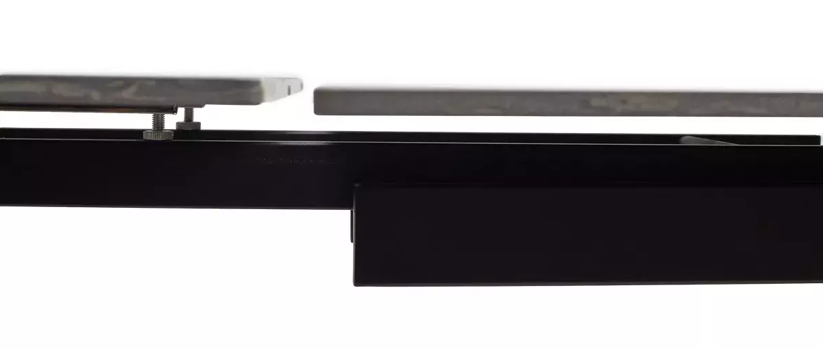 Стол ALES 180 BLACK GRAVE SOLID CERAMIC, керамика / бронзовый, DISAUR