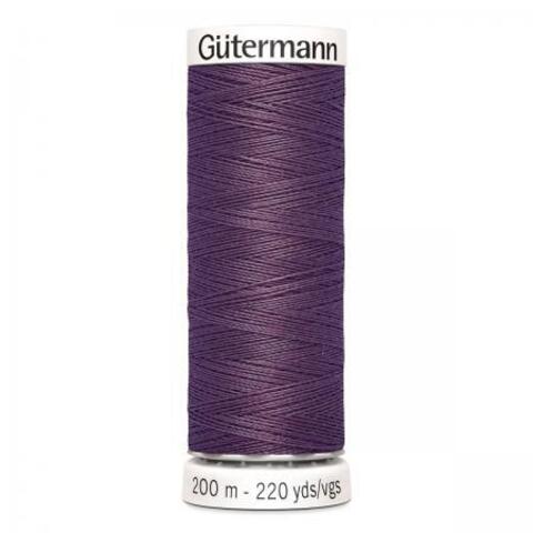 Нить Sew-All 200 м, Gutermann, 128 пыльно серо-сиреневый