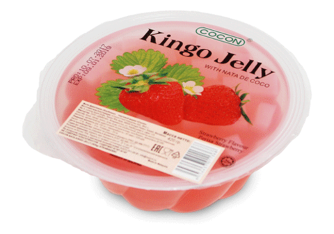 Желе фруктовое "Cocon" клубника, 420г