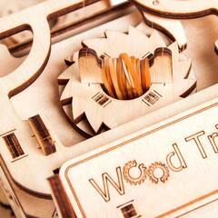 Тягач Big Rig от Wood Trick - Деревянный конструктор, сборная механическая модель, 3D пазл