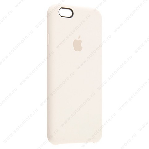 Накладка Silicone Case для Apple iPhone 6s/ 6 бежевый