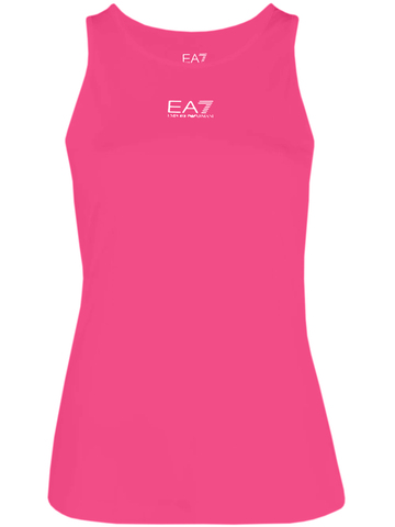 Топ теннисный EA7 Women Jersey Tank - pink yarrow
